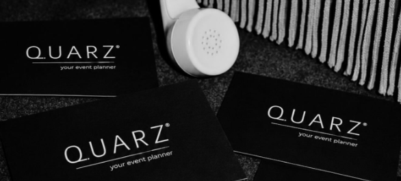 QUARZ event planning hero background